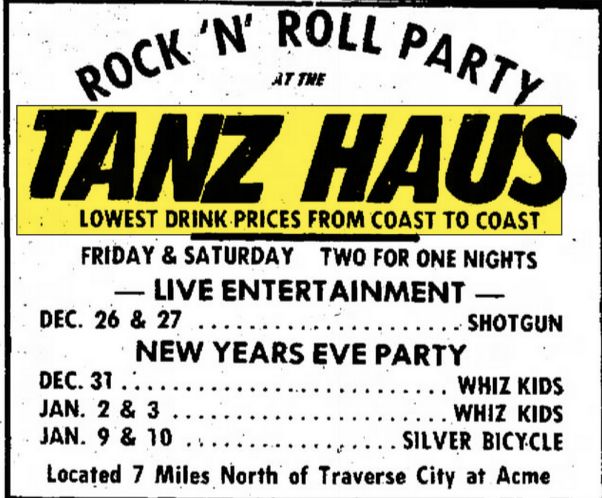 Tanz Haus (Tanz Haus Club, TanzHaus) - Dec 26, 1975, Page 21 - Traverse City Record-Eagle At Newspapers (newer photo)